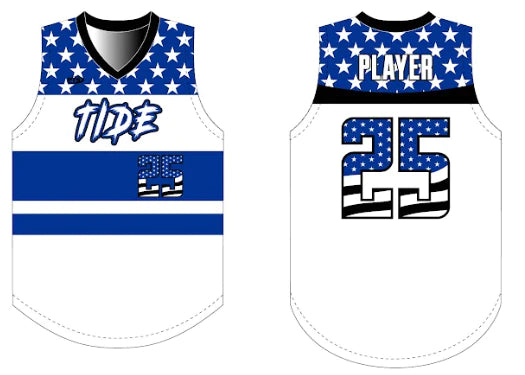 Sublimated Sleeveless V-Neck Tee