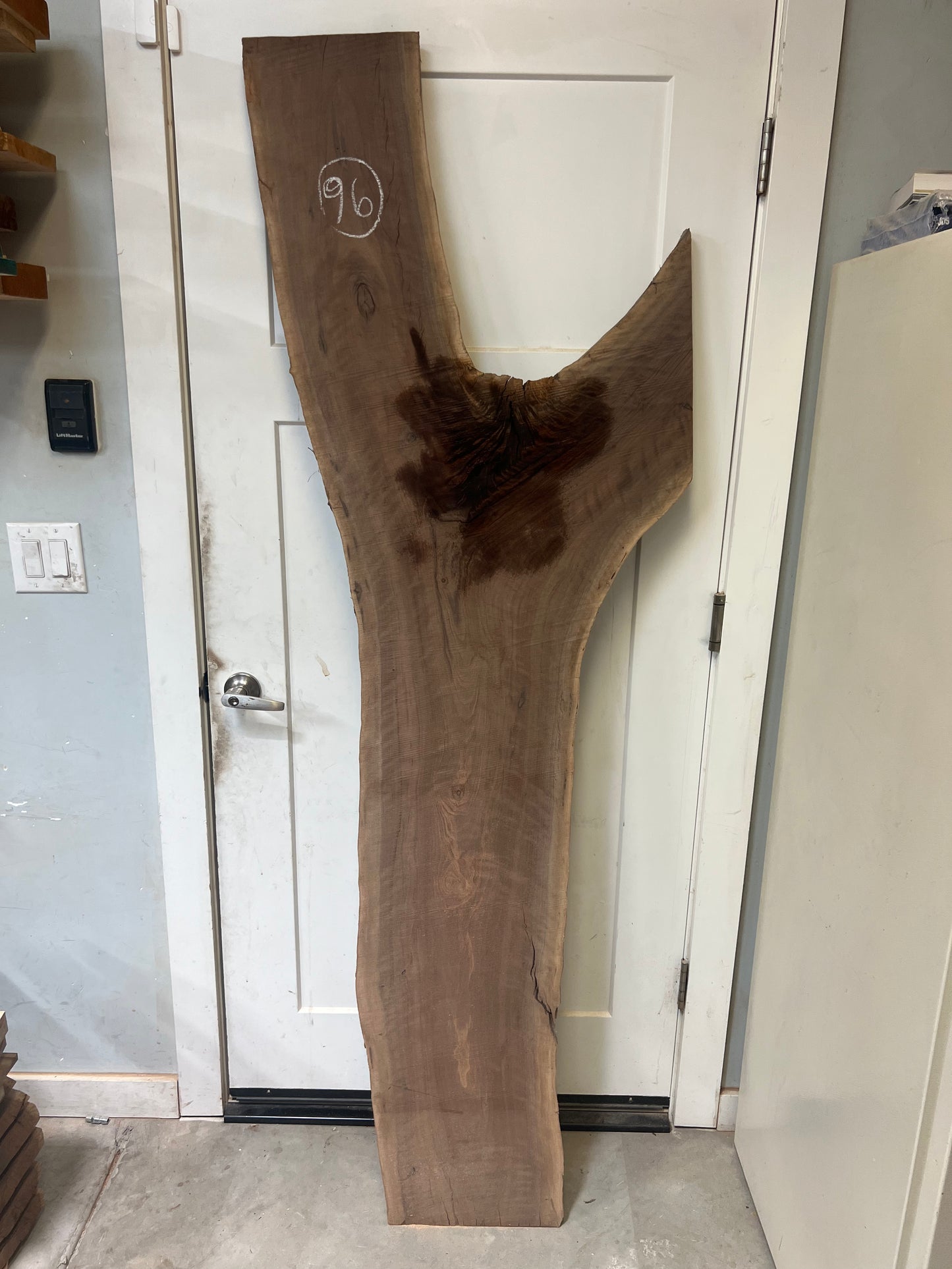 Walnut Live Edge Slab 80” (96)