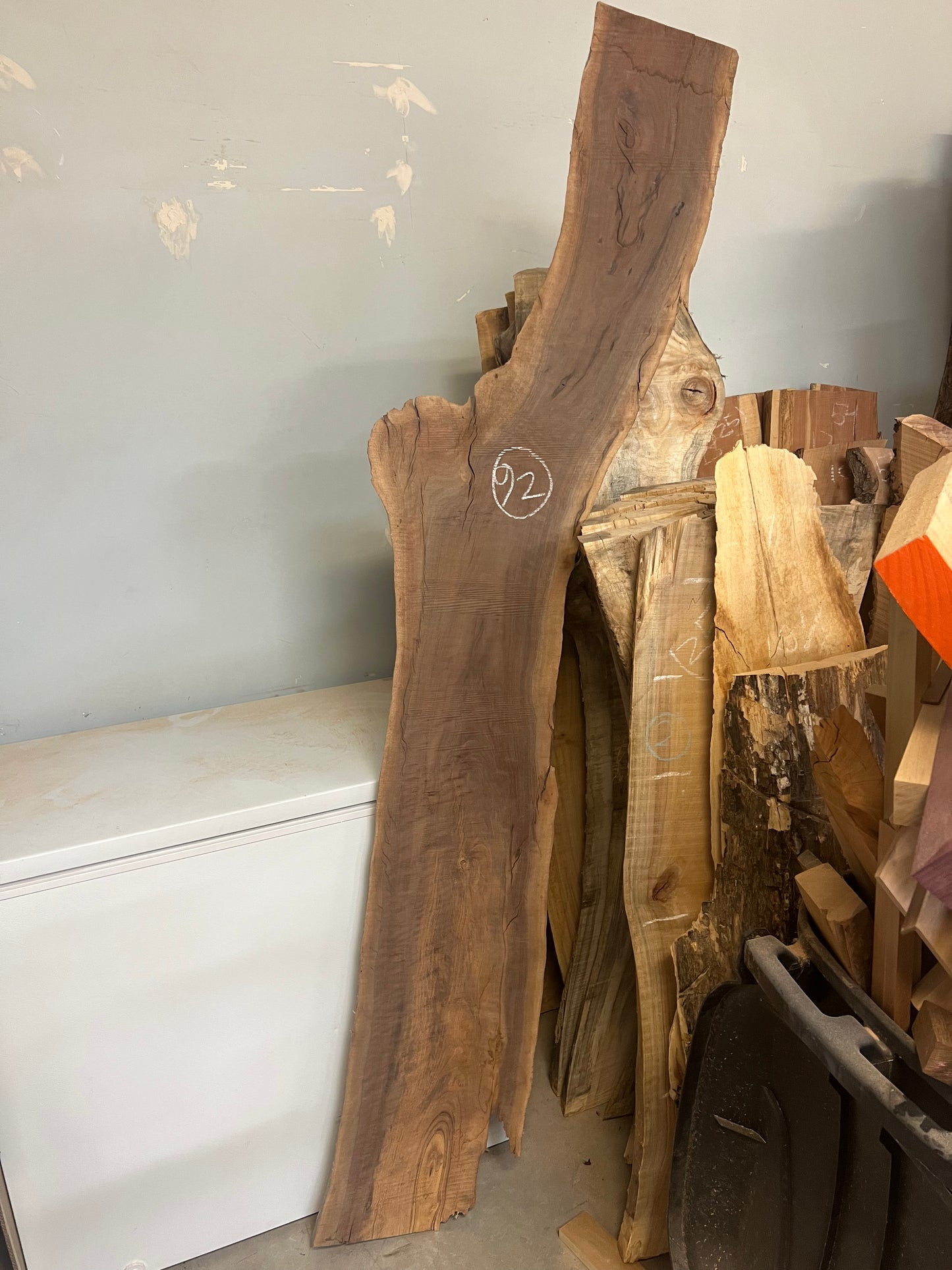Walnut Live Edge Slab 80” (92)