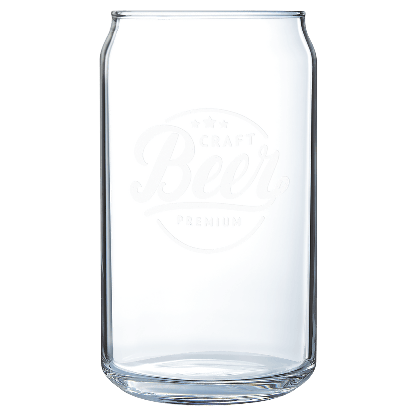 16 oz. Laser Engraved Can Glass