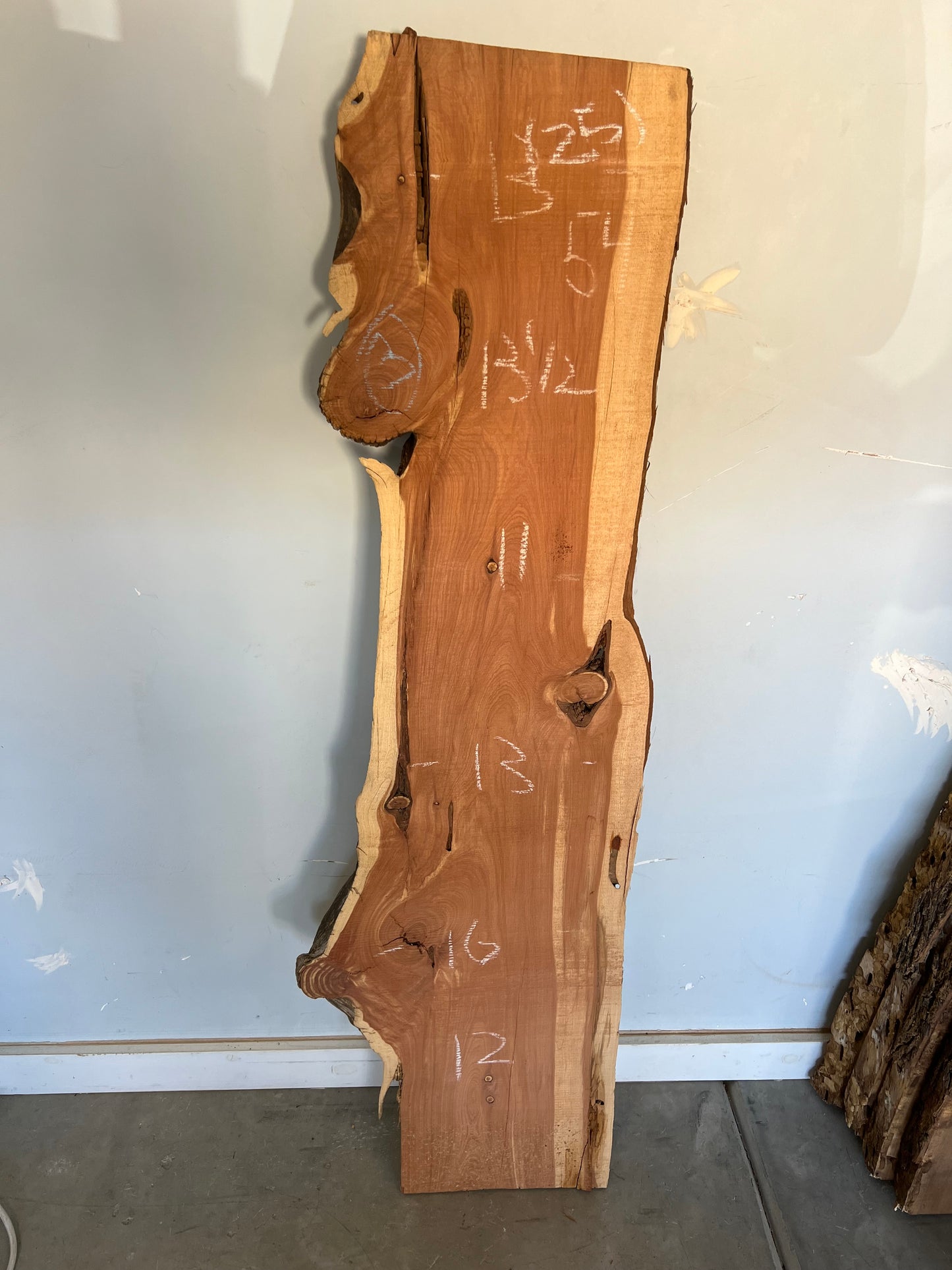 Live Edge Red Cedar Slab 54" (25)