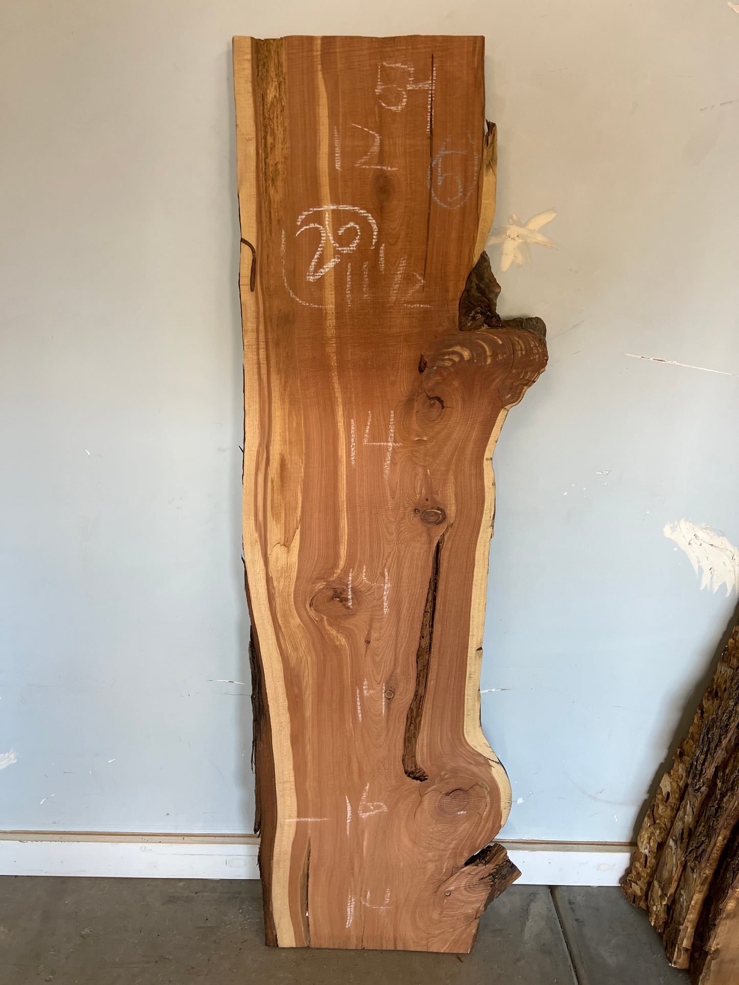 Live Edge Red Cedar Slab 54" (26)