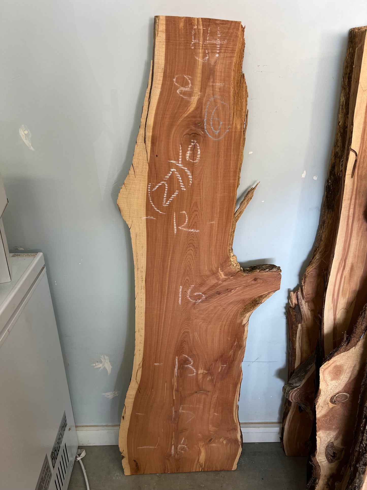 Live Edge Red Cedar Slab 55" (27)