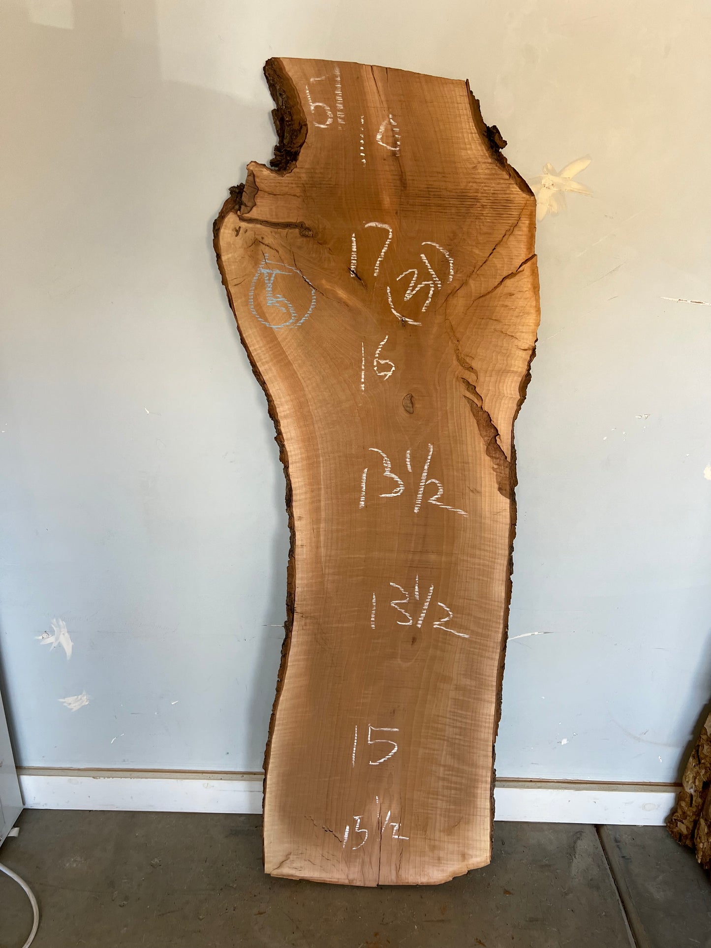 Live Edge Pear Slab 51" (31)
