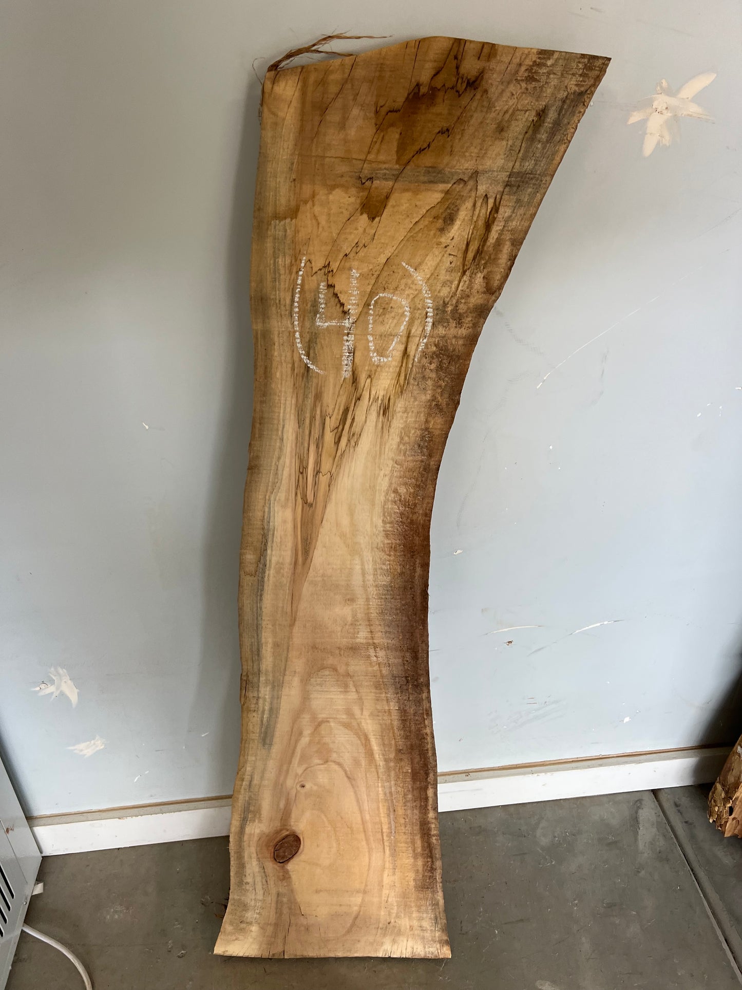 Live Edge Cottonwood Slab 49" (40)