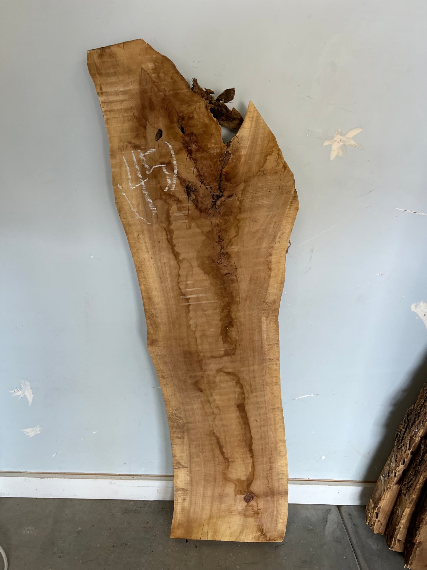 Live Edge Cottonwood Slab 52" (45)