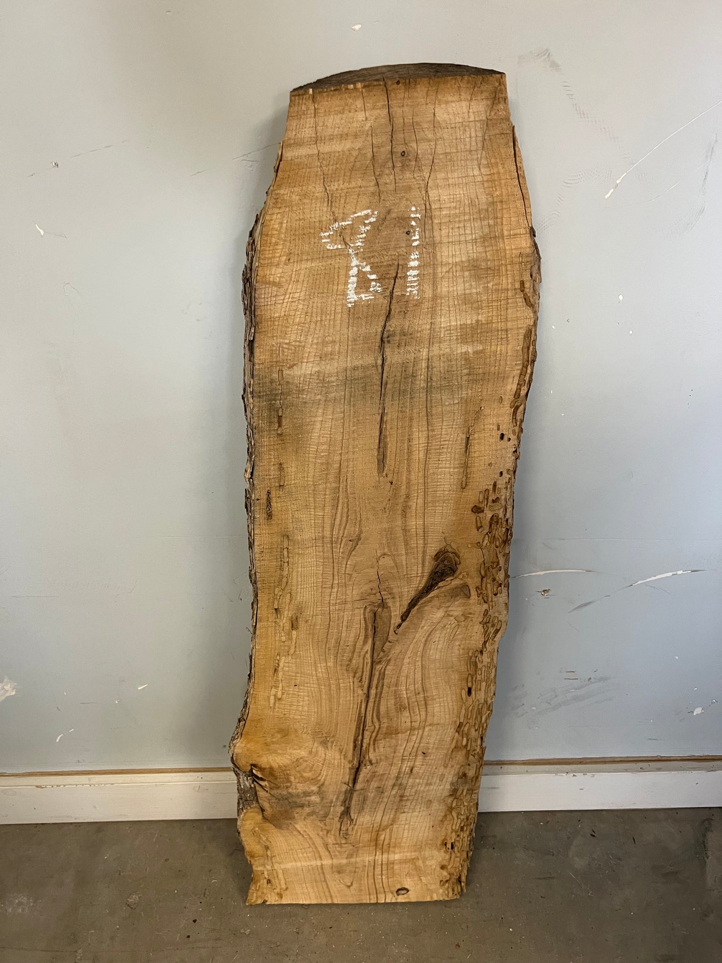 Live Edge Ash Slab 37" (81)