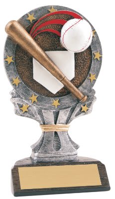 Baseball/Softball All-Star Resin Trophy