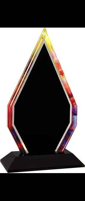Watercolor Diamond Acrylic Award