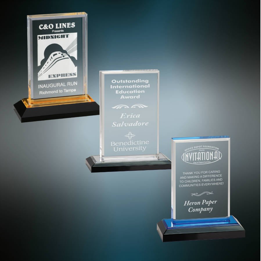 Beveled Impress Acrylic Award