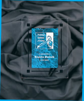 Clear Acrylic Hanging Plaque