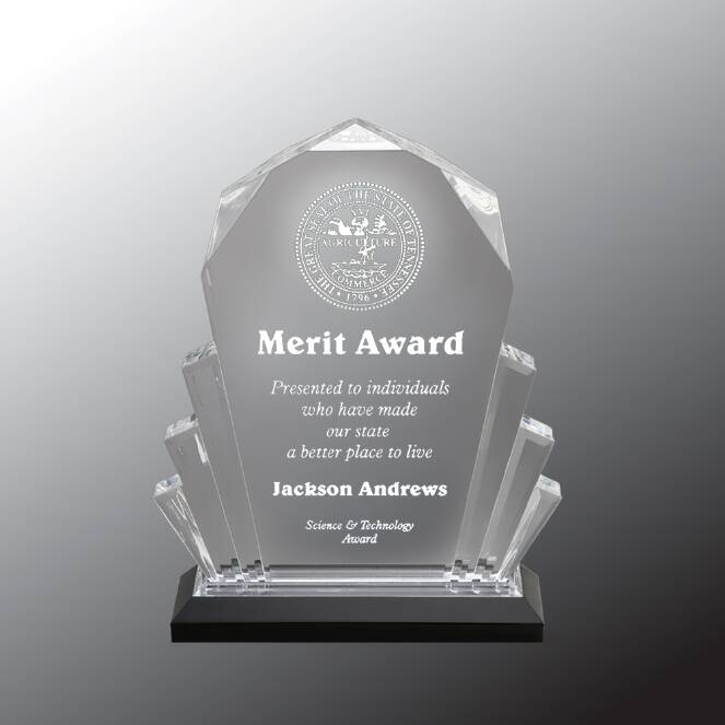 Faceted Impress Acrylic Award