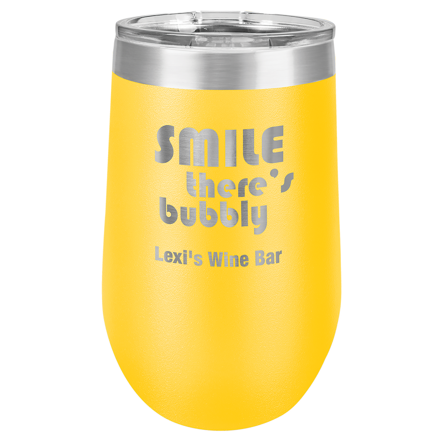 Laser Engraved Wine Tumbler