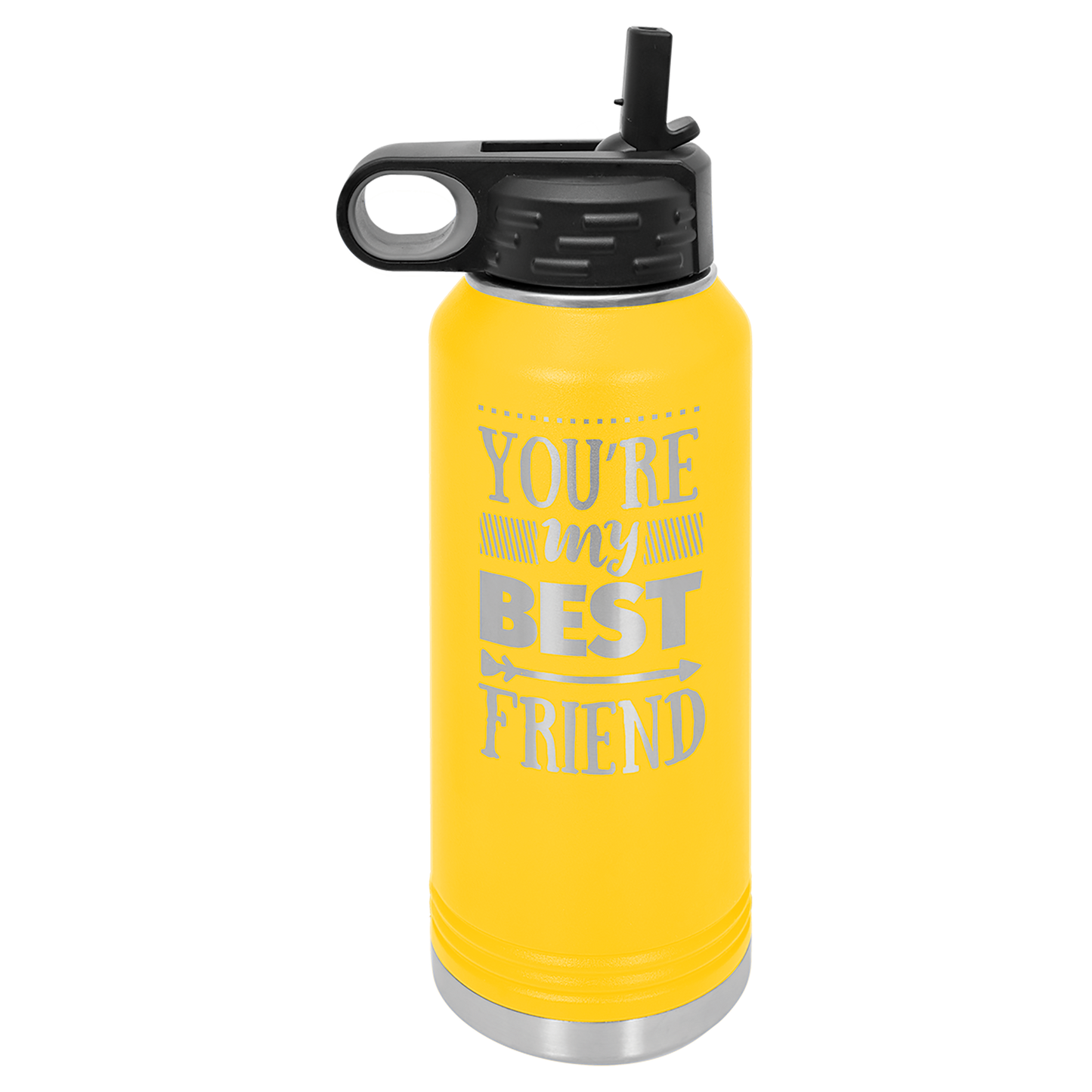 Laser Engraved Water Bottle