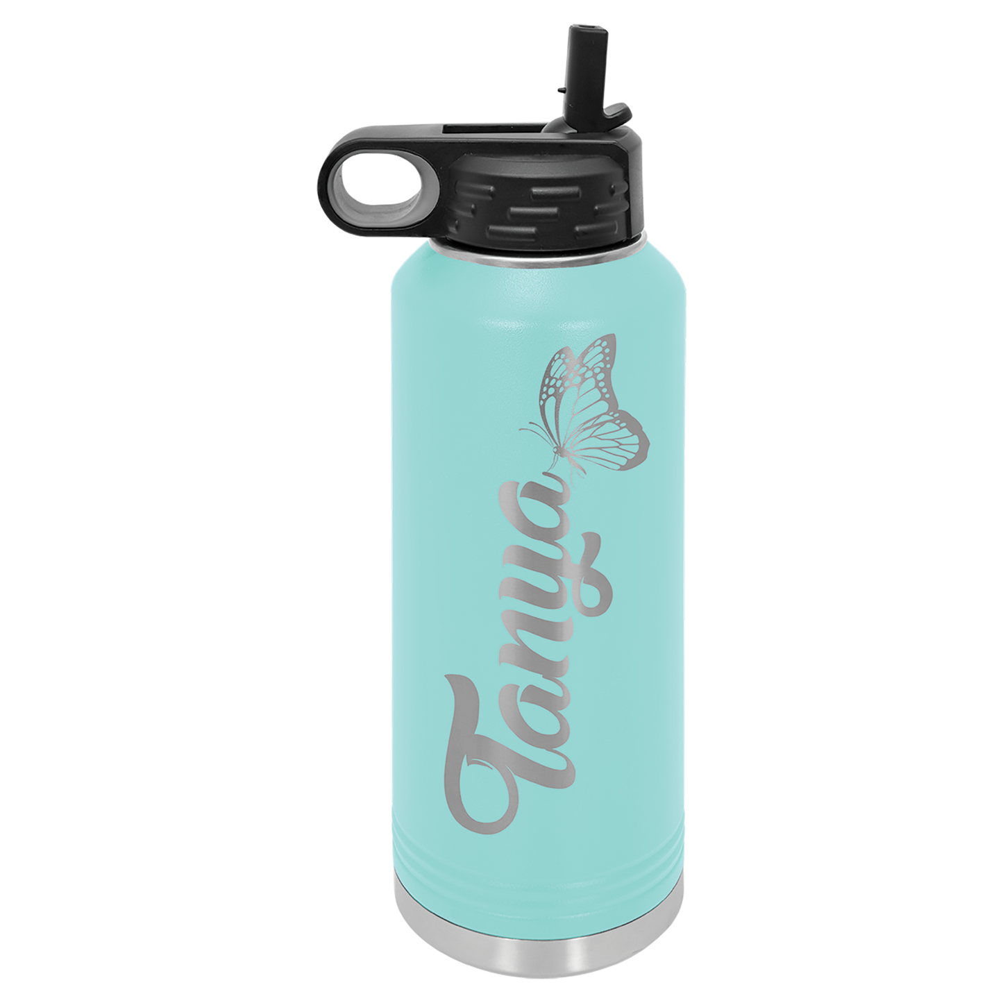 Laser Engraved Water Bottle