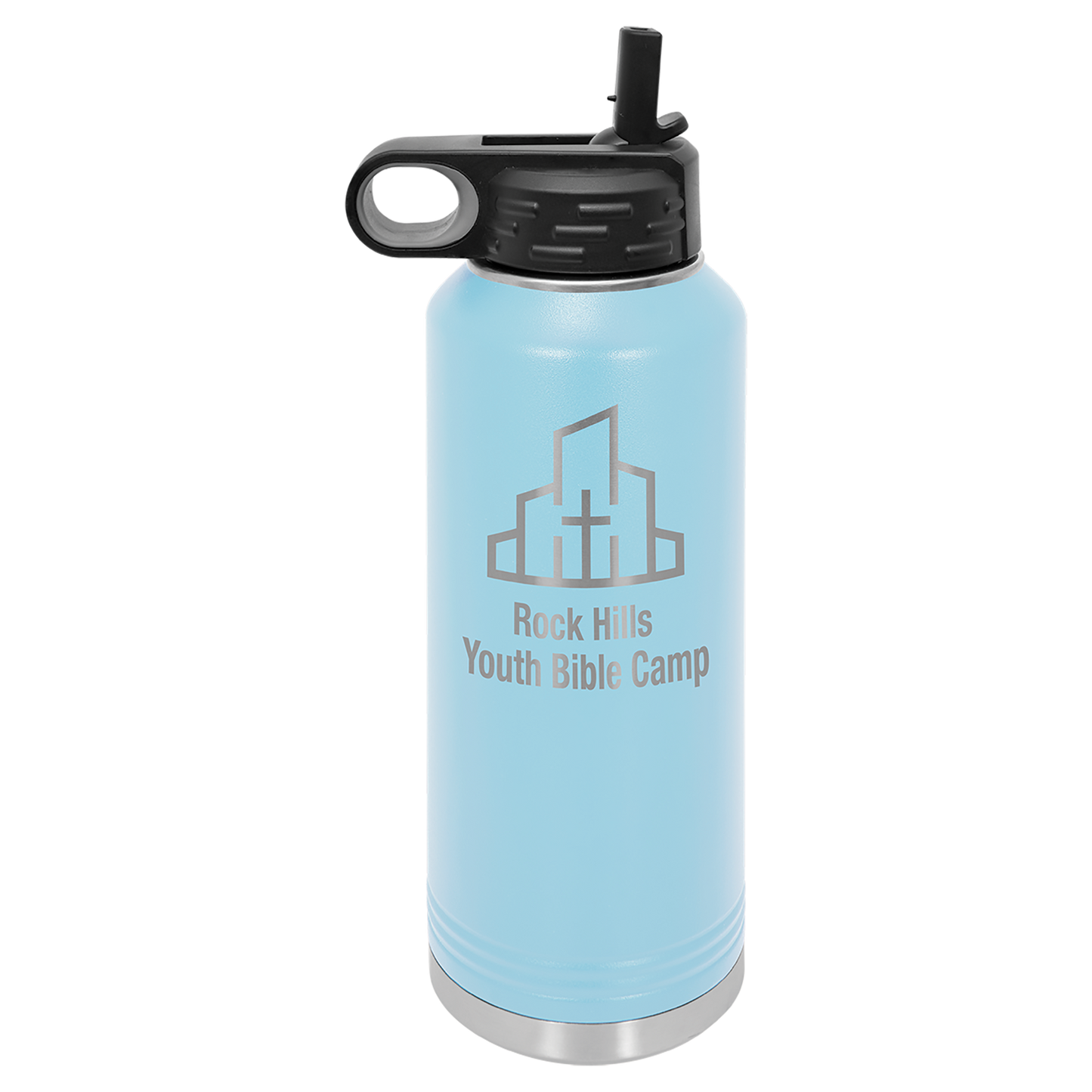 Laser Engraved Water Bottle