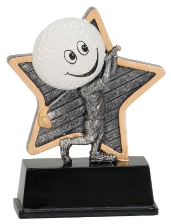 Golf Lil' Pal Resin Trophy