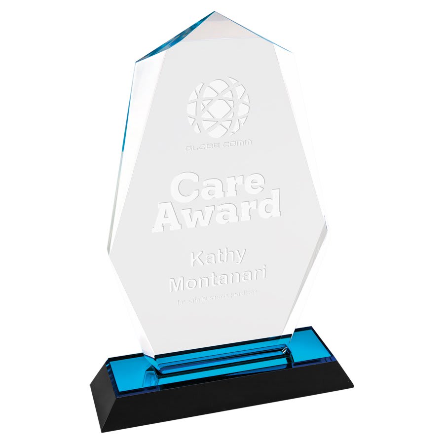 Octogon Point Impress Acrylic Award