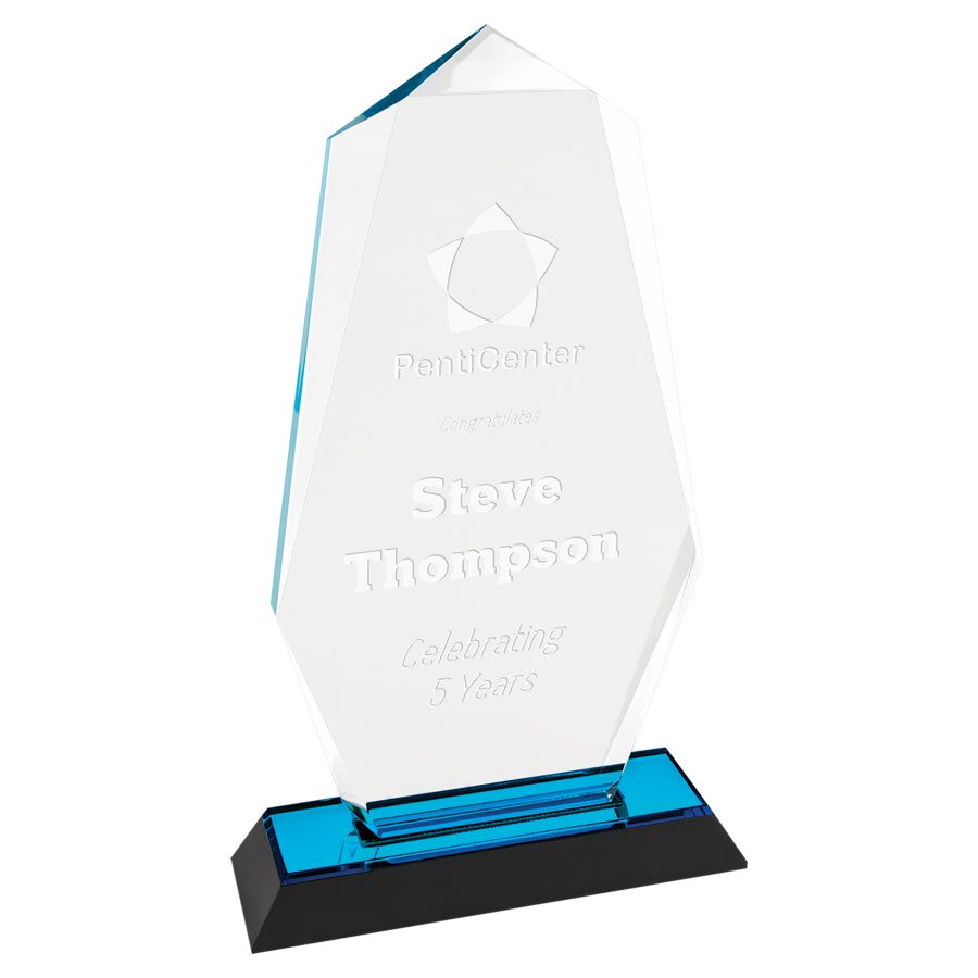 Octogon Point Impress Acrylic Award