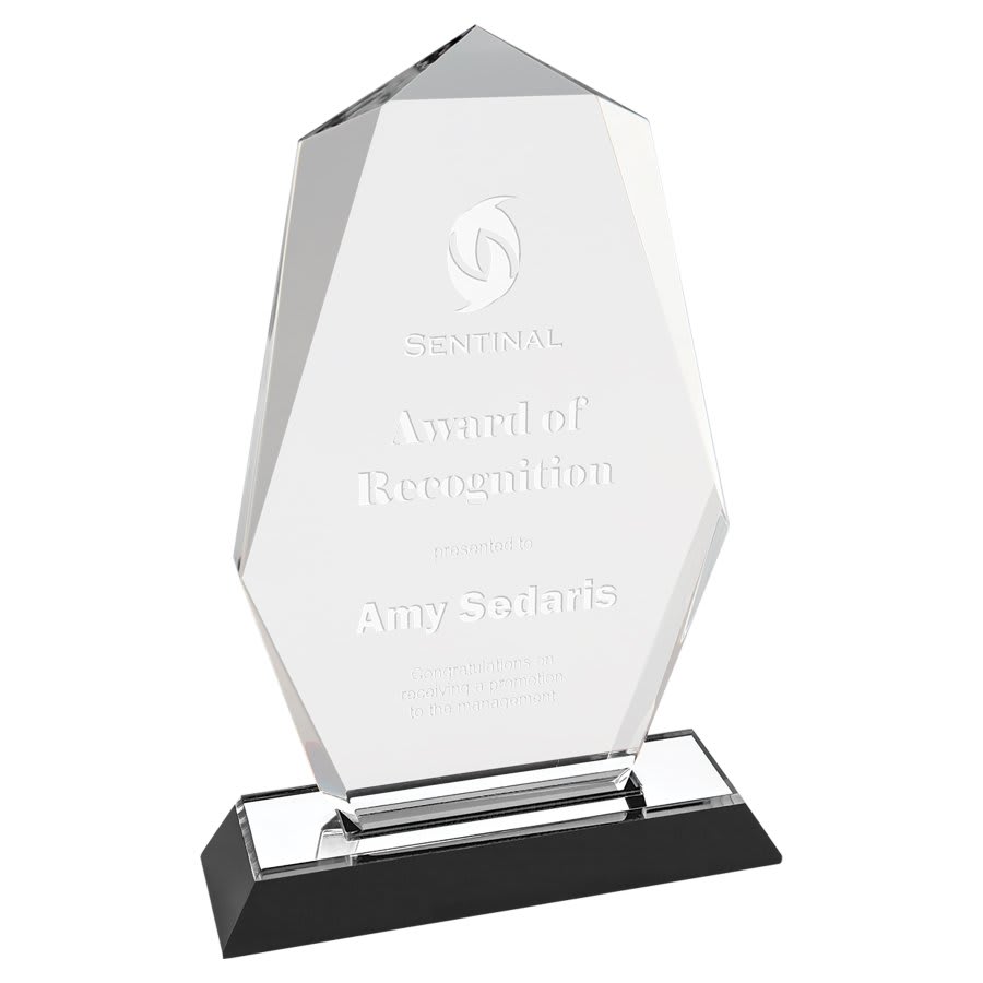 Octogon Point Impress Acrylic Award