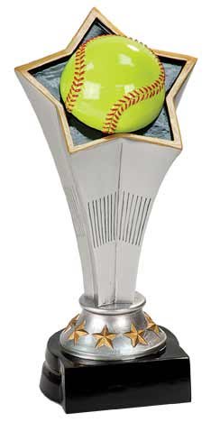 Baseball/Softball Rising Star Resin Trophy