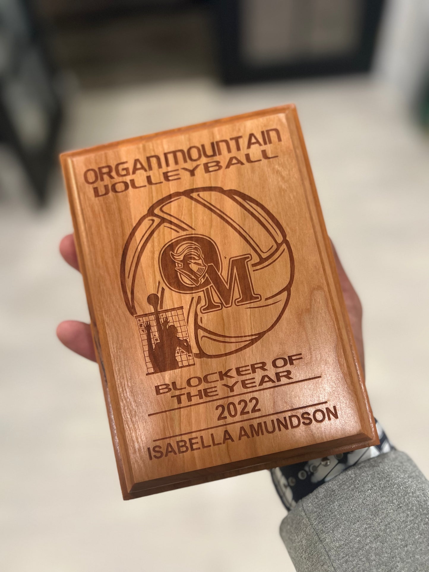 Cherry Wood Plaque