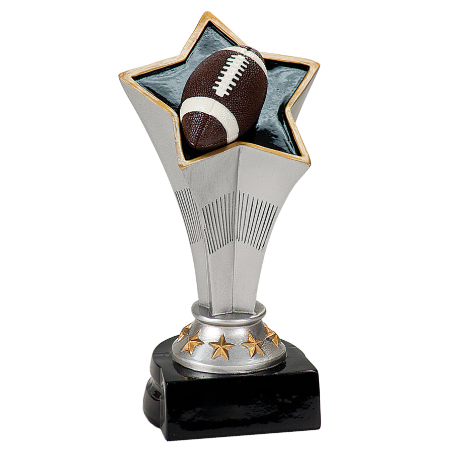 Football Rising Star Resin Trophy