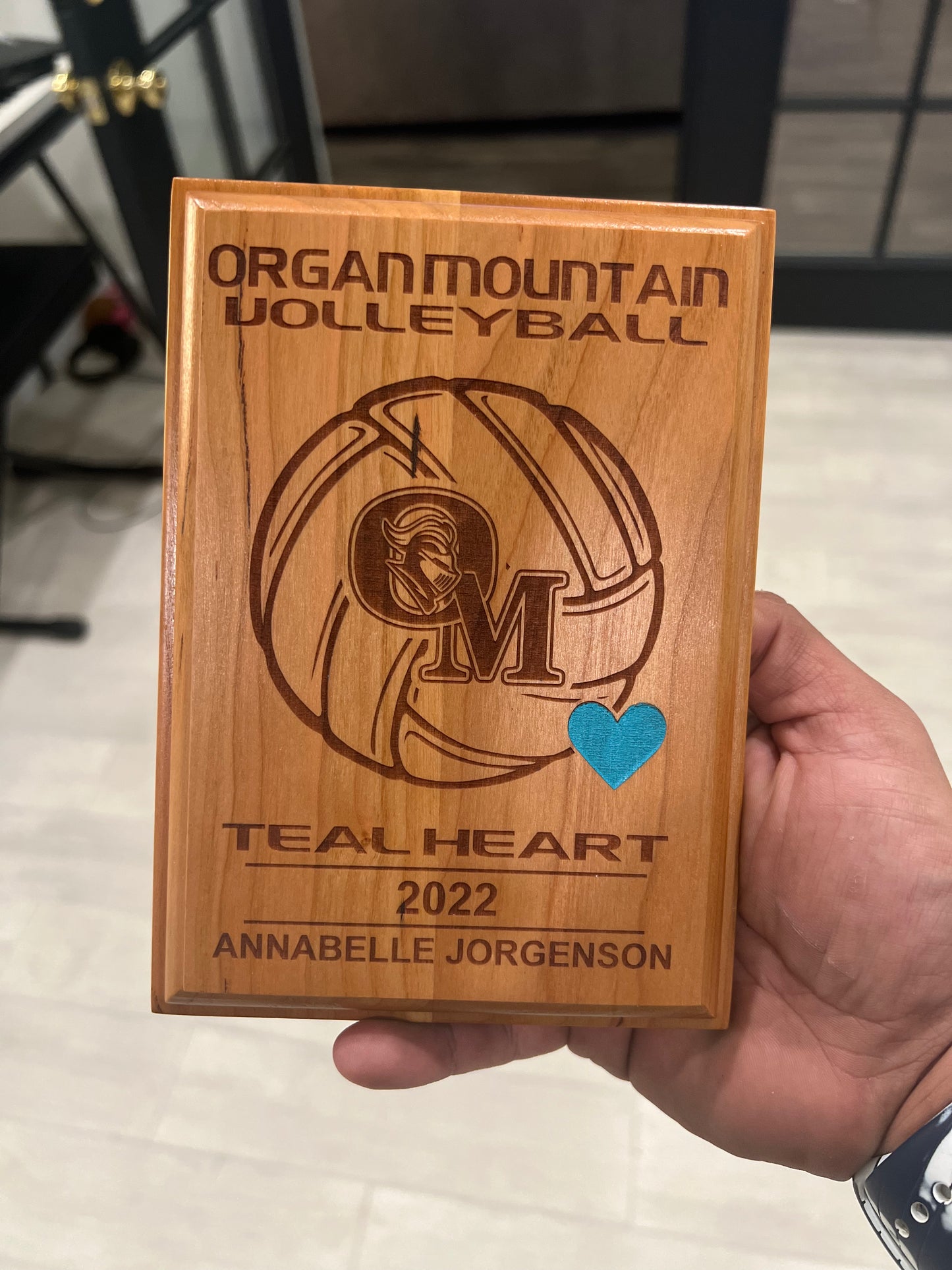 Cherry Wood Plaque