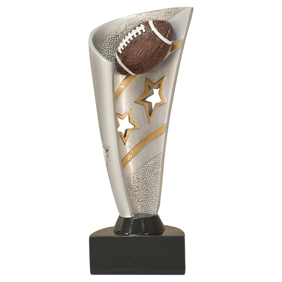 Football Banner Resin Trophy