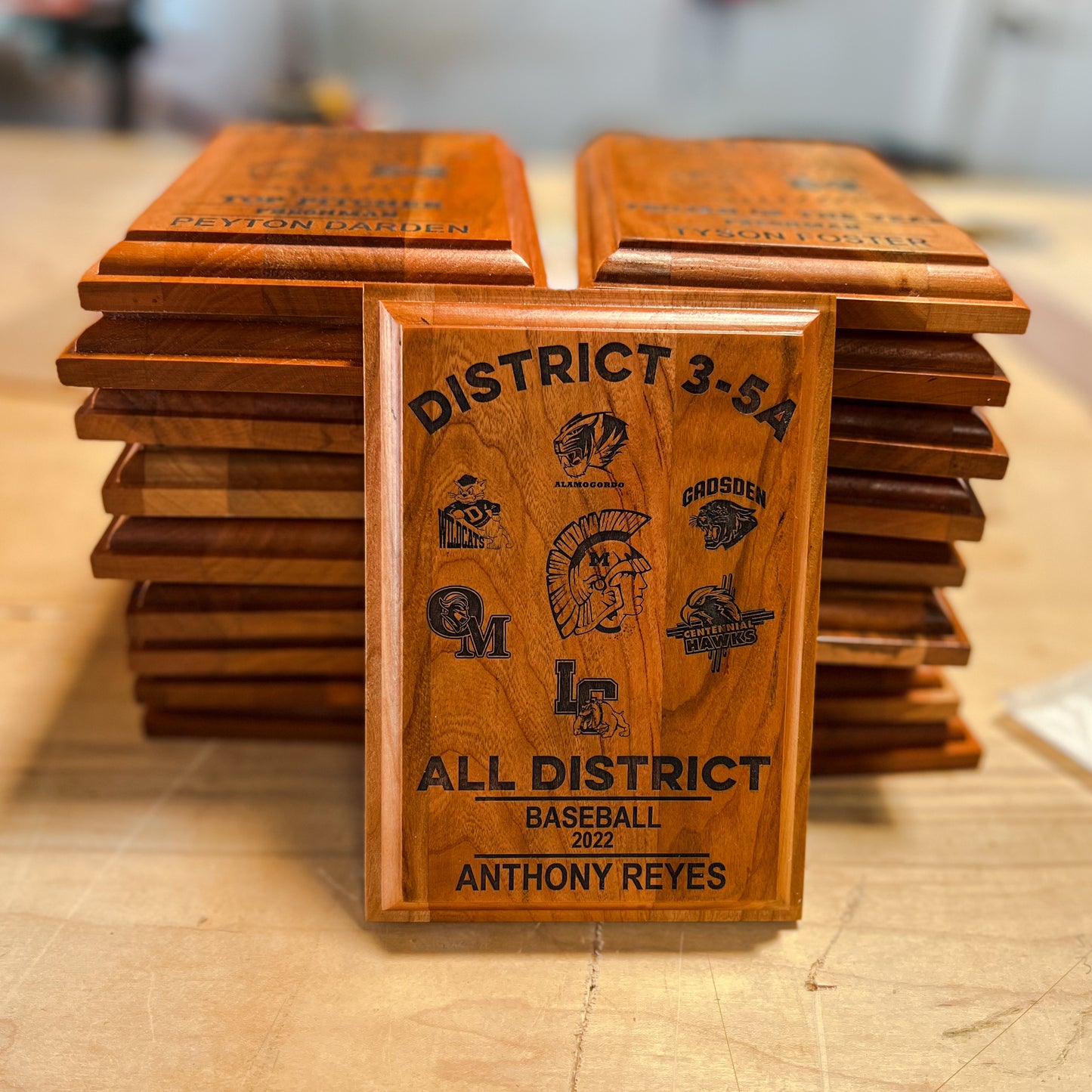 Cherry Wood Plaque