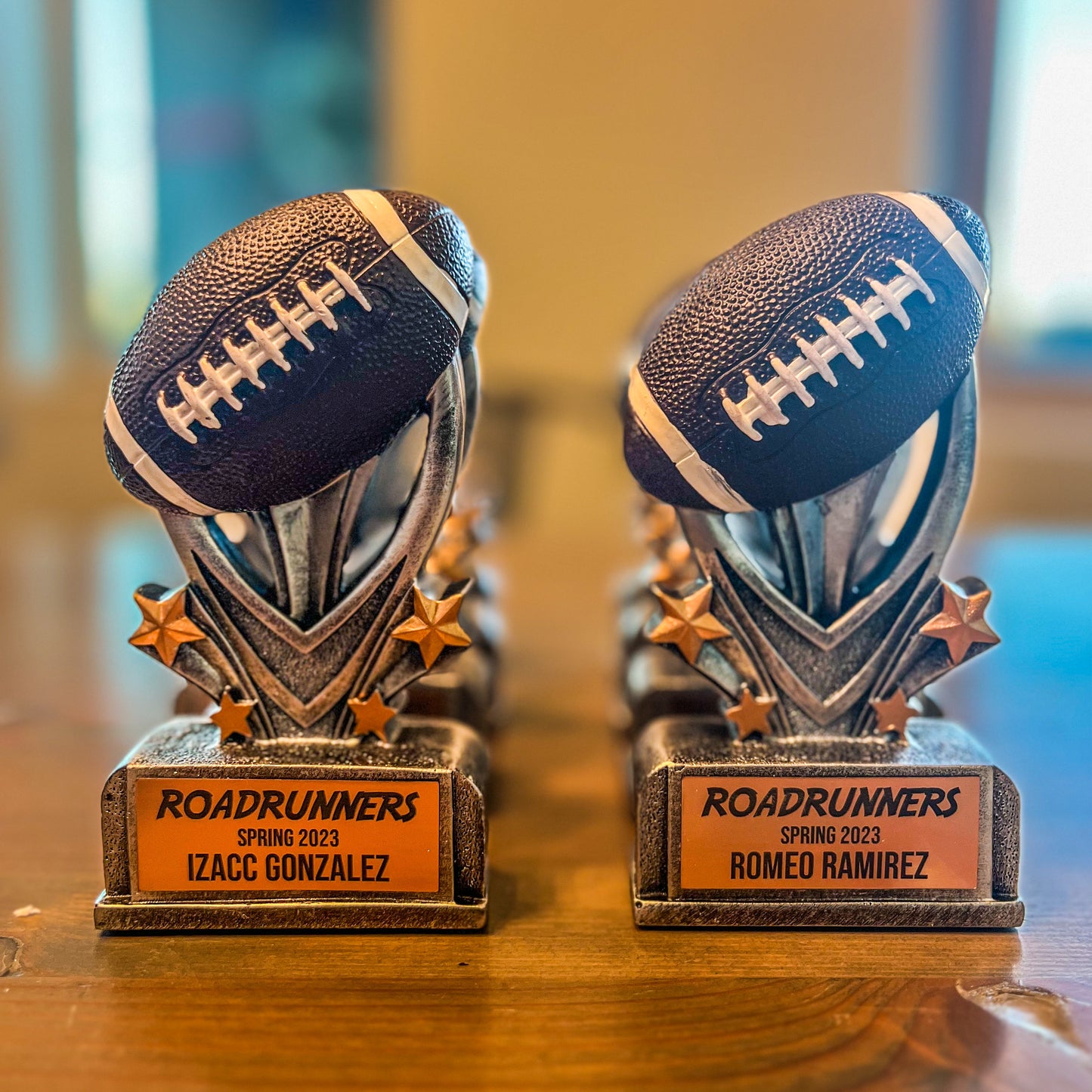 Football Varsity Resin Trophy