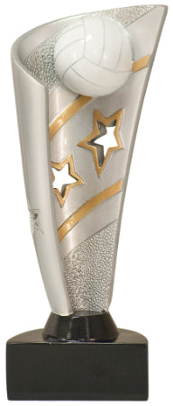 Volleyball Banner Resin Trophy