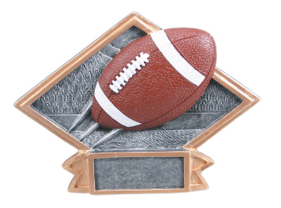 Football Diamond Resin Trophy