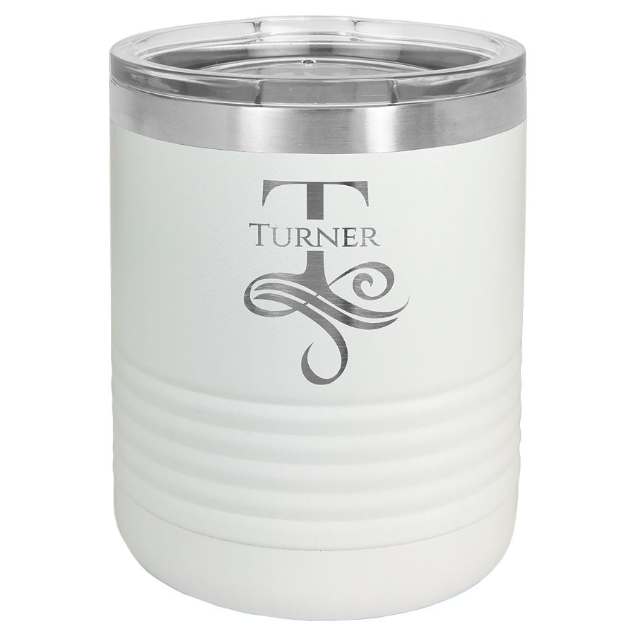 10 oz. Laser Engraved Lowball Tumbler