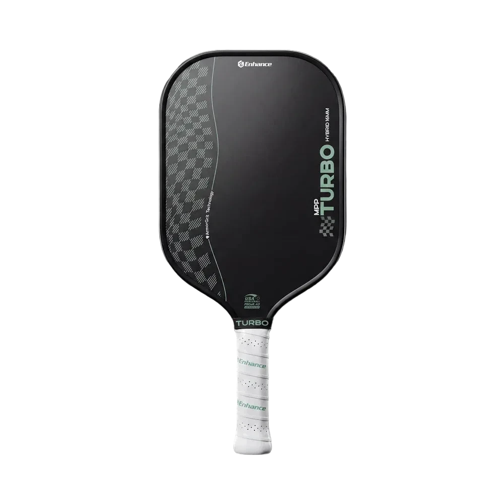 Enhance MPP Turbo ArmorGrit Hybrid Pickleball Paddle Front View