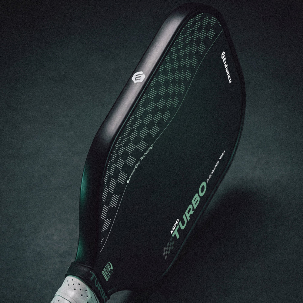 Enhance MPP Turbo ArmorGrit Elongated Pickleball Paddle Side View