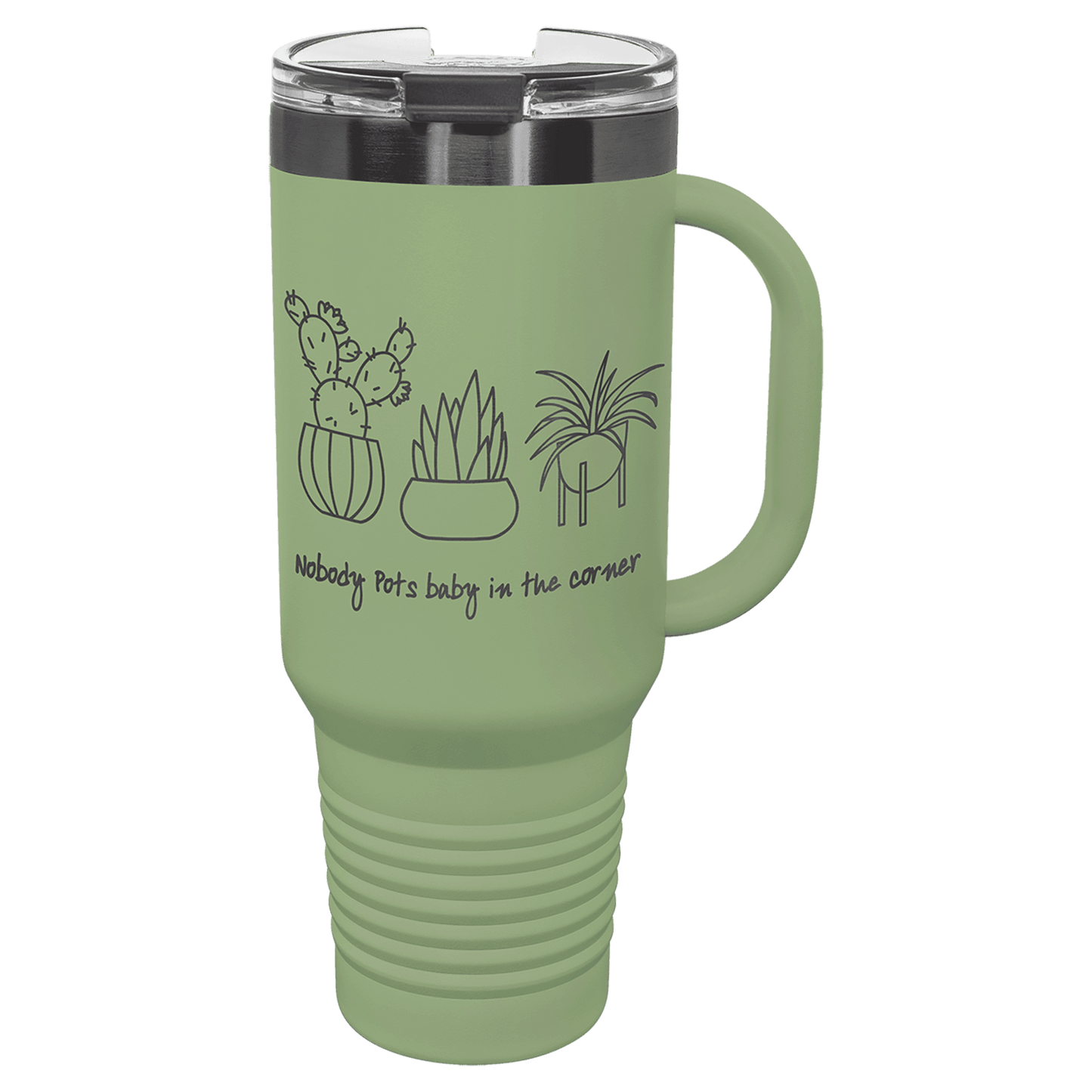 40 oz. Laser Engraved Travel Mug