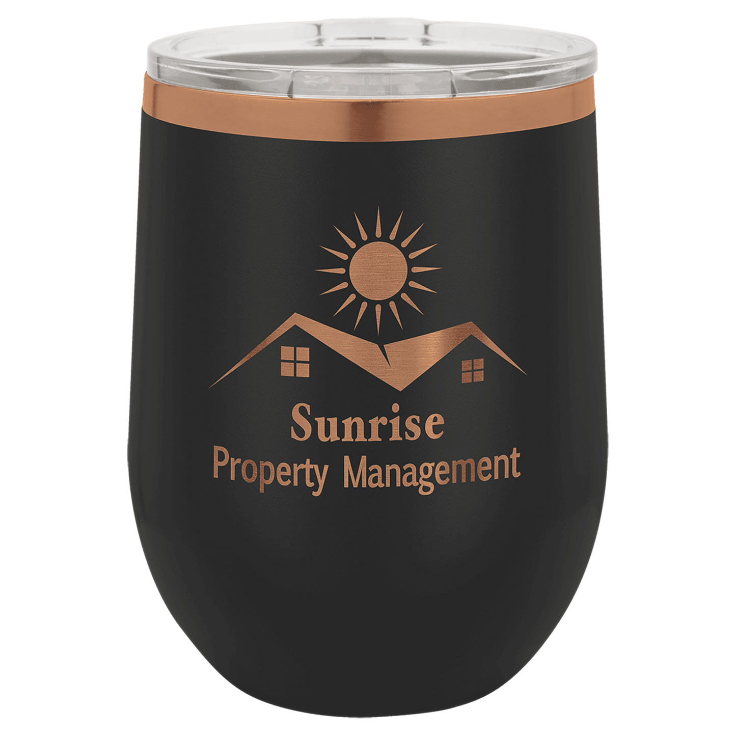 Laser Engraved Wine Tumbler