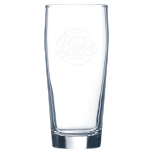16 oz. Laser Engraved Willi Becher Beer Glass