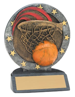 Basketball All-Star Resin Trophy