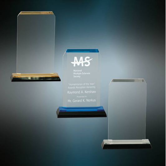Clipped Corner Impress Acrylic Award