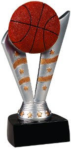 Basketball Fanfare Resin Trophy