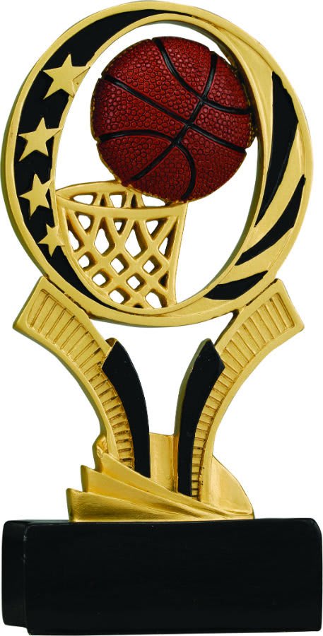 Basketball MidNite Resin Trophy