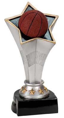 Basketball Rising Star Resin Trophy