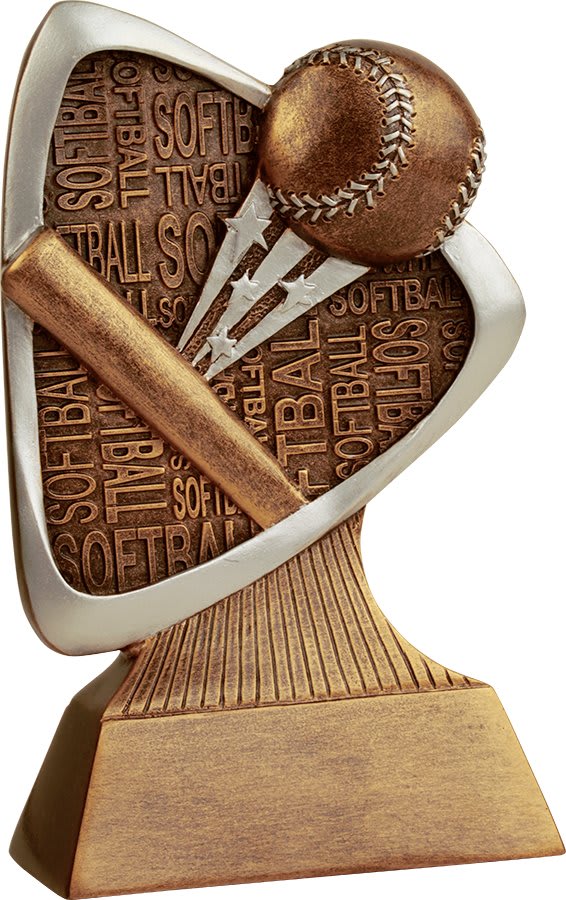 Baseball/Softball Triad Resin Trophy