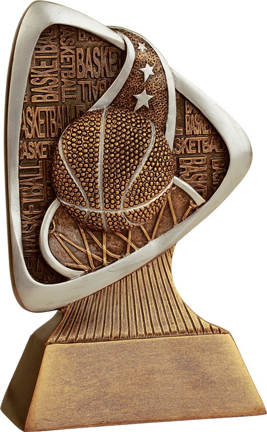 Basketball Triad Resin Trophy