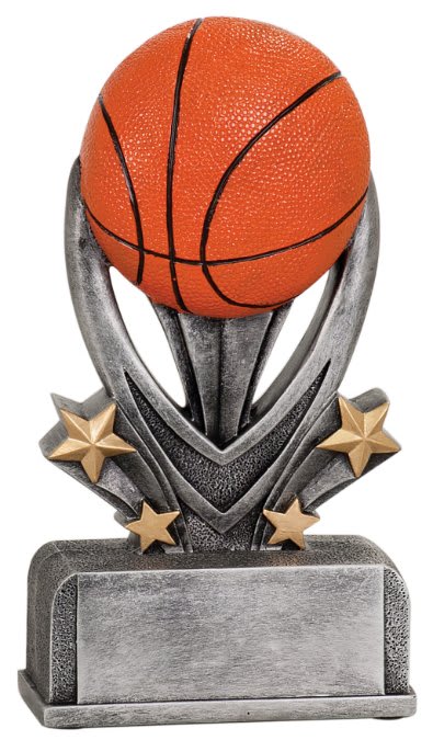 Basketball Varsity Resin Trophy