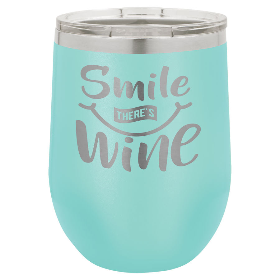 Laser Engraved Wine Tumbler