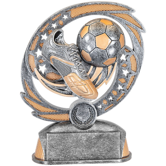 Soccer Hurricane Resin Trophy