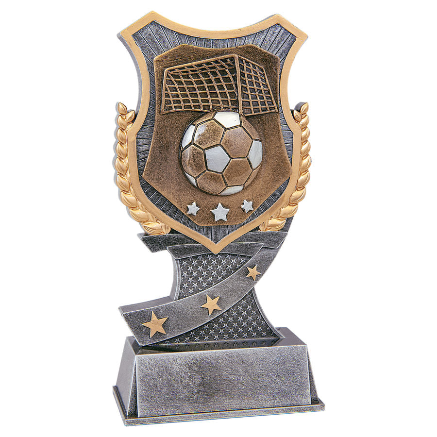 Soccer Shield Resin Trophy